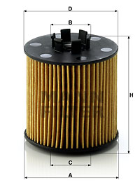 Oil Filter HU 712/6 x
