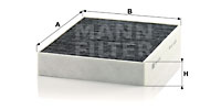 Cabin Air Filter CUK 25 001