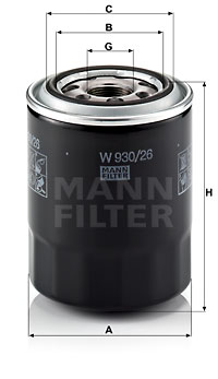 Oil Filter W 930/26